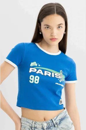 DeFacto Cool Looney Tunes Fitted Crew Neck Ribbed Short Sleeve T-Shirt