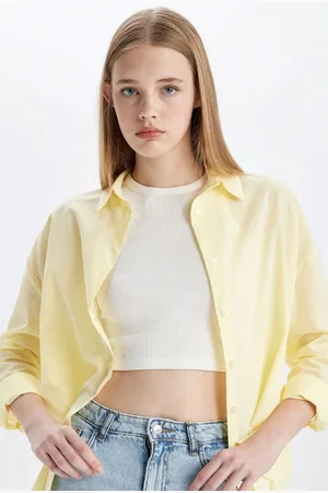DeFacto Oversize Voile Long Sleeve Shirt