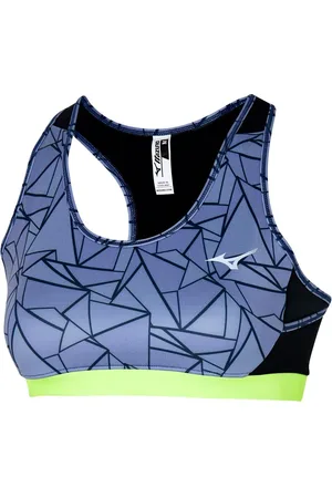 Mizuno Dámská podprsenka Alpha Graphic Bra Vintage Indigo M