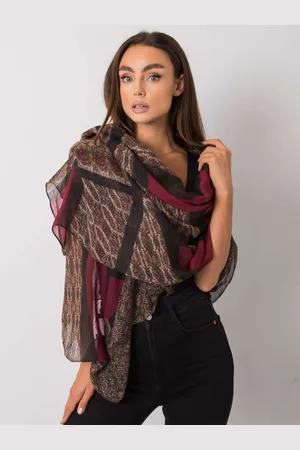 Factory Price Dámská šála Fashionhunters Burgundy