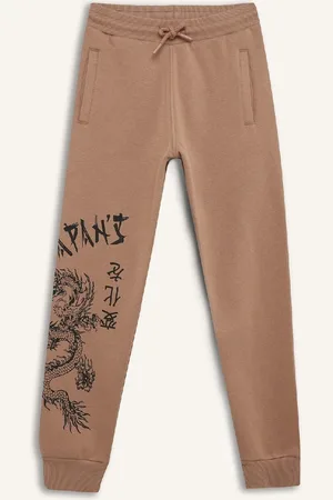 DeFacto Boy Standard Fit Elastic Waist Leg Thick Pocket Jogger Sweatpants