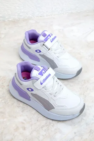 SOHO White-Lilac Kids Sneaker 19607