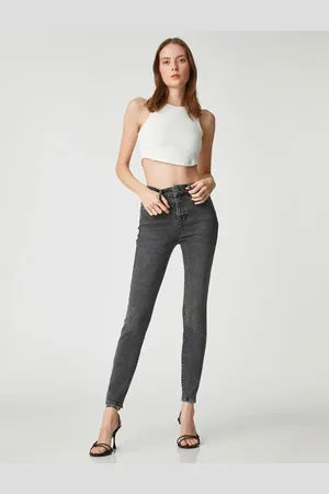 Koton High Waist Jeans Slim Leg Slim Cut - Carmen Jean