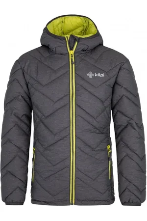 Kilpi Chlapecká zimní prošívaná bunda REBEKI-JB DARK GREY