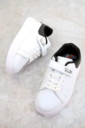 SOHO White-Black Kids Sneaker 19616