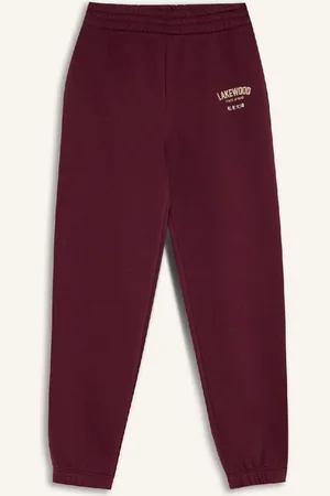 DeFacto Girl Standard Fit Elastic Waist Leg Printed Jogger Sweatpants