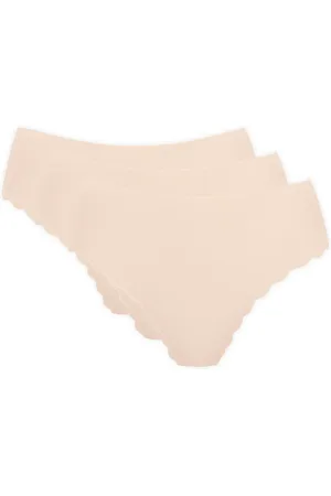 Gorteks Lucky seamless panties with decorative edge 3-pack