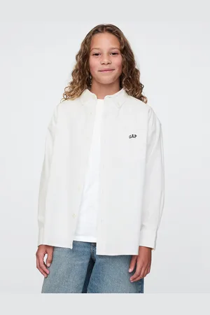 GAP Dětská oversize košile Oxford - Kluci