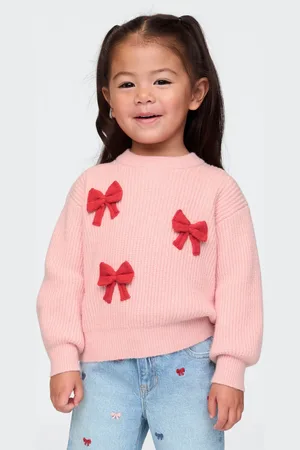 GAP Baby svetr s mašlemi CashSoft - Holky