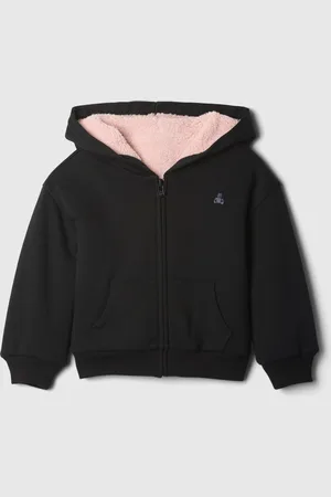 GAP Baby zateplená sherpa mikina - Holky