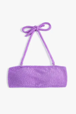 Koton Strapless Bikini Top Halter Textured