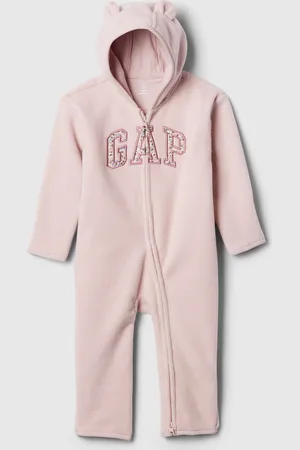 GAP Baby fleecový overal s logem - Holky