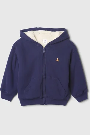 GAP Baby zateplená sherpa mikina - Kluci
