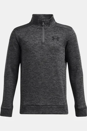 Under Armour Chlapecká mikina UA Armour Fleece 1/4 Zip-GRY - Kluci