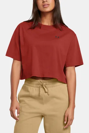 Under Armour Dámské tričko UA W BOXY CROP LOGO SS - Dámské