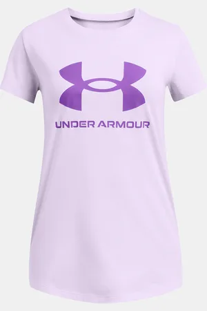 Under Armour Dívčí tričko UA G SPORTSTYLE LOGO SS-PPL - Holky