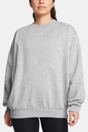 Under Armour Dámská mikina Rival Fleece OS Crew-GRY - Dámské