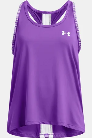 Under Armour Dívčí tílko Tech Knockout Tank-PPL - Holky