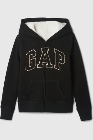 GAP Dětská sherpa mikina s logem - Holky