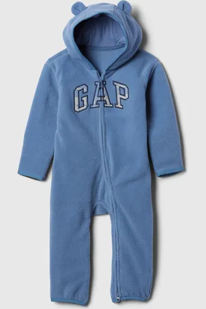 GAP Baby fleecový overal s logem - Kluci