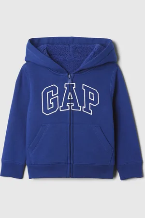GAP Baby sherpa mikina s logem - Kluci