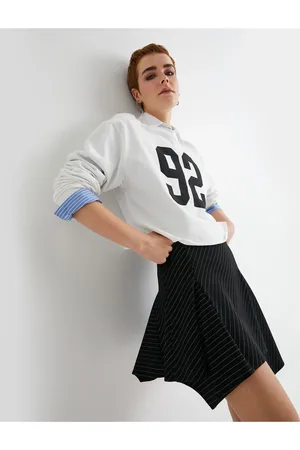 Koton Mini Skirt Asymmetric Cut Comfortable Fit