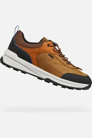 Geox Oranžové pánské tenisky Sterratrail + Grip - Pánské