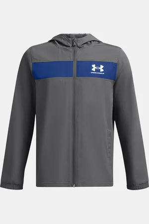 Under Armour Chlapecká bunda UA Sportstyle Windbreaker-GRY - Kluci