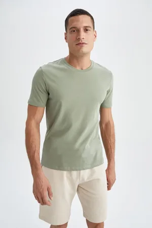 DeFacto Regular Fit Crew Neck Basic T-Shirt