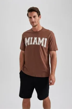 DeFacto Regular Fit Crew Neck T-Shirt