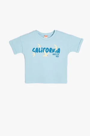 Koton T-Shirt Short Sleeve City Printed Crew Neck Cotton