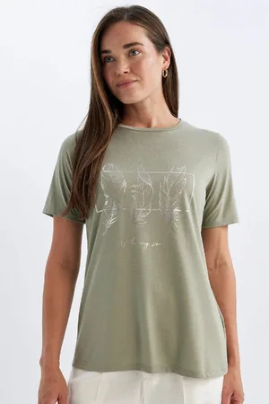 DeFacto Regular Fit Crew Neck Short Sleeve T-Shirt