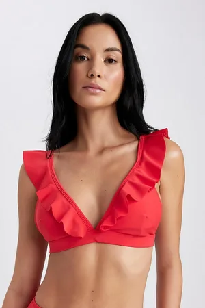 DeFacto Fall In Love Regular Fit Bikini Top