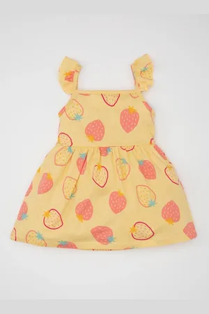 DeFacto Baby Girl Patterned Sleeveless Dress