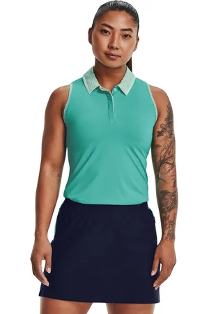 Under Armour Dámské polo tričko bez rukávů Iso-Chill Sleeveless Polo