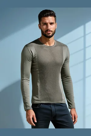 D-Street Sweter męski khaki