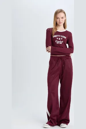 DeFacto Cool Wide Leg Elastic Waist Pocket Lace-up Sweatpants