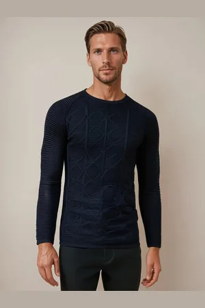 D-Street Sweter męski granatowy