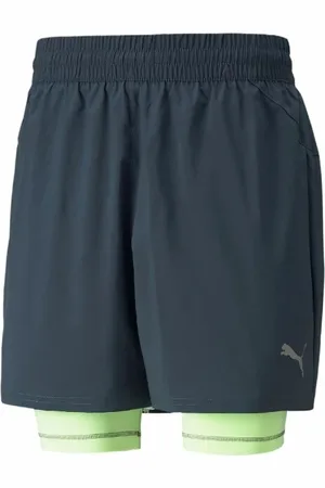 PUMA Pánské šortky Run 2in1 5" Short Dark Slate