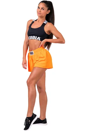 Nebbia Neon Energy boxerské šortky 519 oranžové S