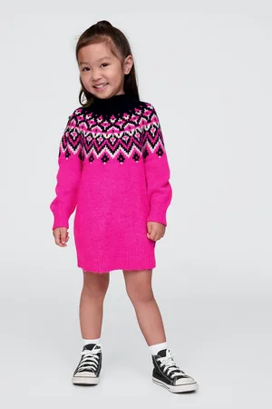 GAP Baby svetrové šaty Fair Isle - Holky