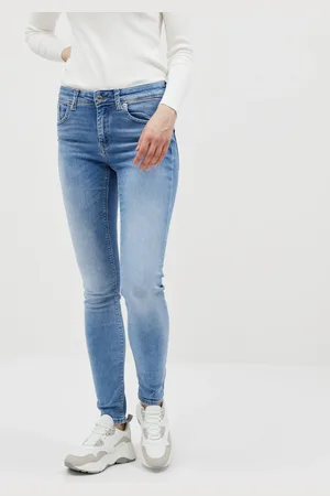 VERO MODA Modré slim fit džíny Lux - Dámské