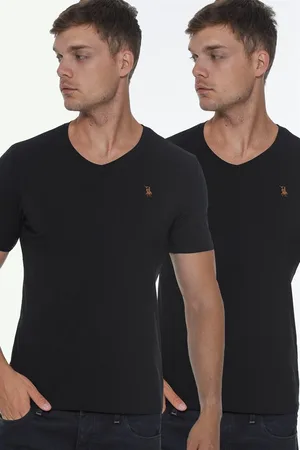 Dewberry DOUBLE SET T8568 V-NECK MEN