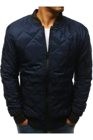 D-Street Pánská bunda prošívaná bomber jacket tmavě modrá