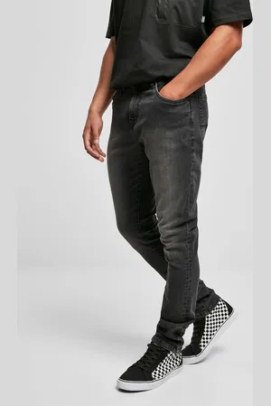 Urban classics Pánské džíny Slim Fit černé