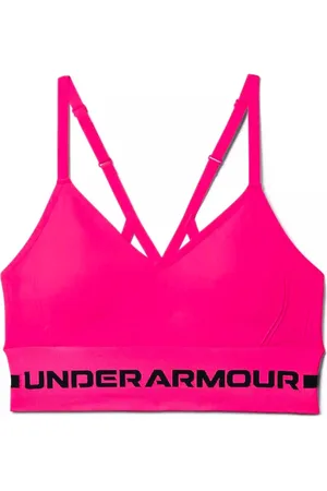 Under Armour Dámská podprsenka Seamless Low Long Htr Bra pink Beta Tint XL