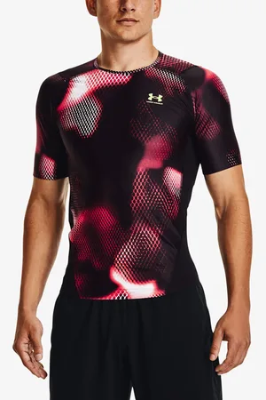 Under Armour Pánské tričko IsoChill Prtd Comp SS-BLK XS