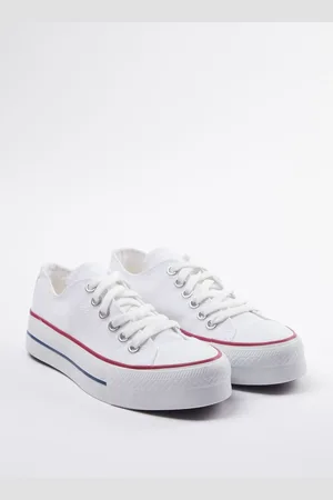 Trendyol White Laced High Sole Women