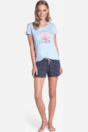 Henderson Ladies Pyžamo Tickle 38896-50X Blue-Navy Blue-Navy