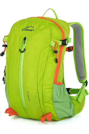 LOAP Turistický batoh ALPINEX 25 Zelená/Oranžová